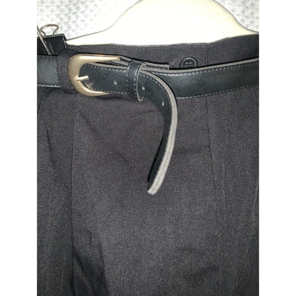 Sag Harbor Womens 18 Black Belted Dress Pants - Picture 3 of 6